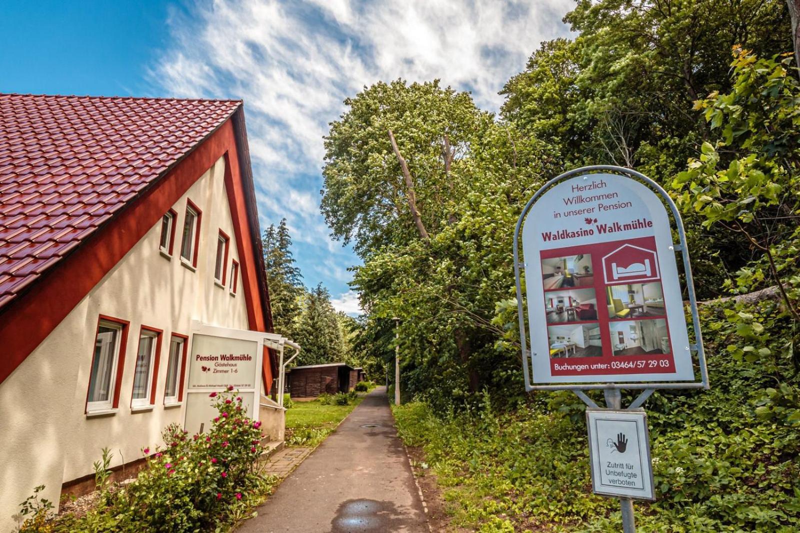 Pension Walkmuehle Sangerhausen Buitenkant foto