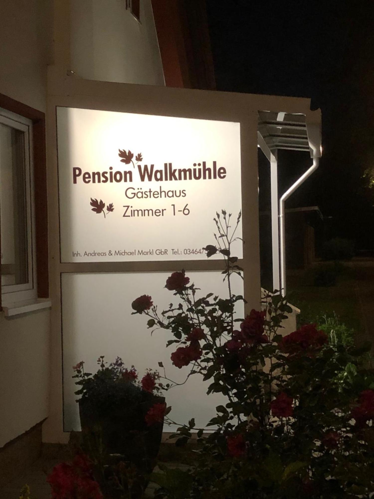 Pension Walkmuehle Sangerhausen Buitenkant foto